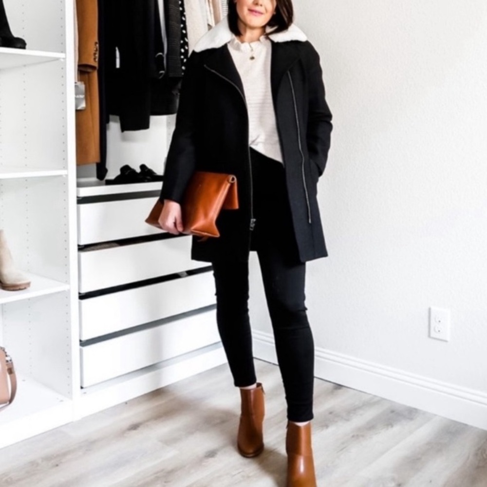 Madewell Eldridge Zip Coat in perfect condition - beautiful coat - size M - Picture 6 of 7